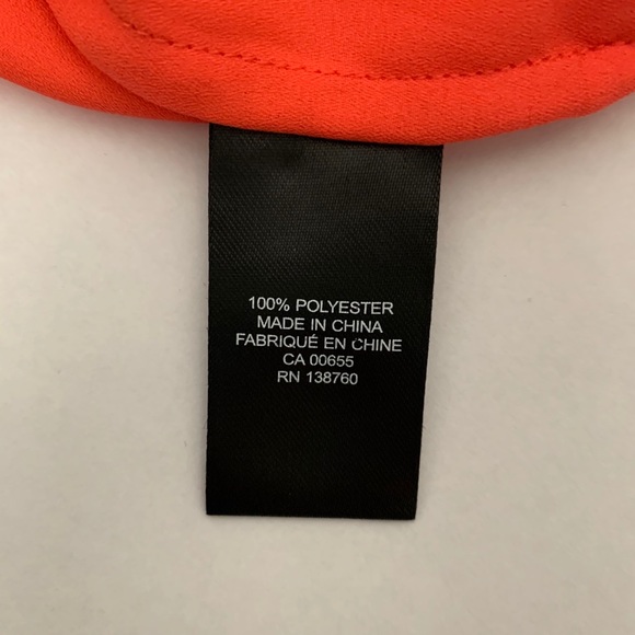 RW&Co Neon Coral Women’s Hi-Lo Ruffle Tank - Med - Picture 6 of 6